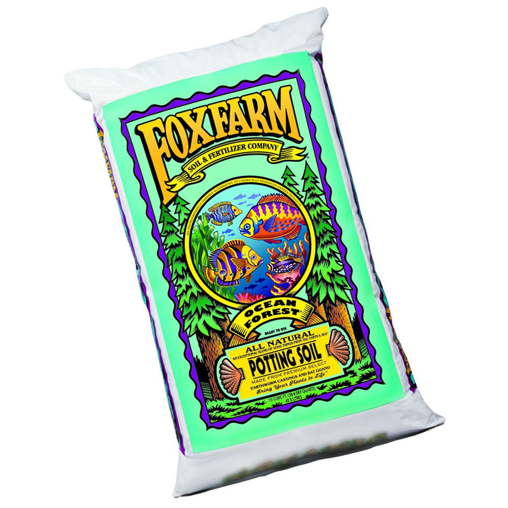 Foxfarm 2 Cu Ft Happy Frog Soil Mix 2 Pack & 12Qt Ocean Forest Soil Mix 2 Pack