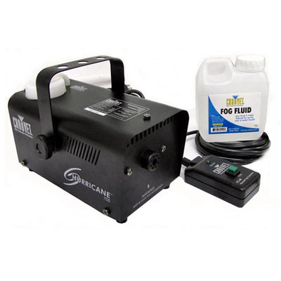 CHAUVET DJ Hurricane 1600 Fog Machine + Hurricane H700 Fog Machine + Fog Juice - VMInnovations