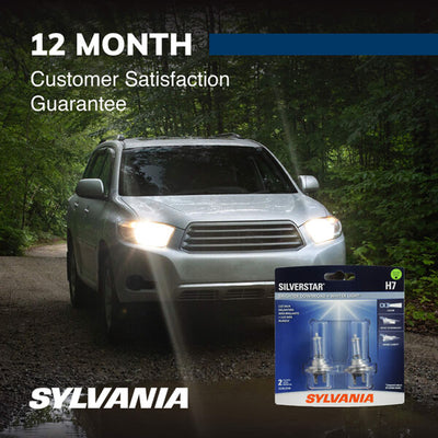 Sylvania H7 SilverStar High Performance Halogen Headlight Bulbs White (2 Pack)