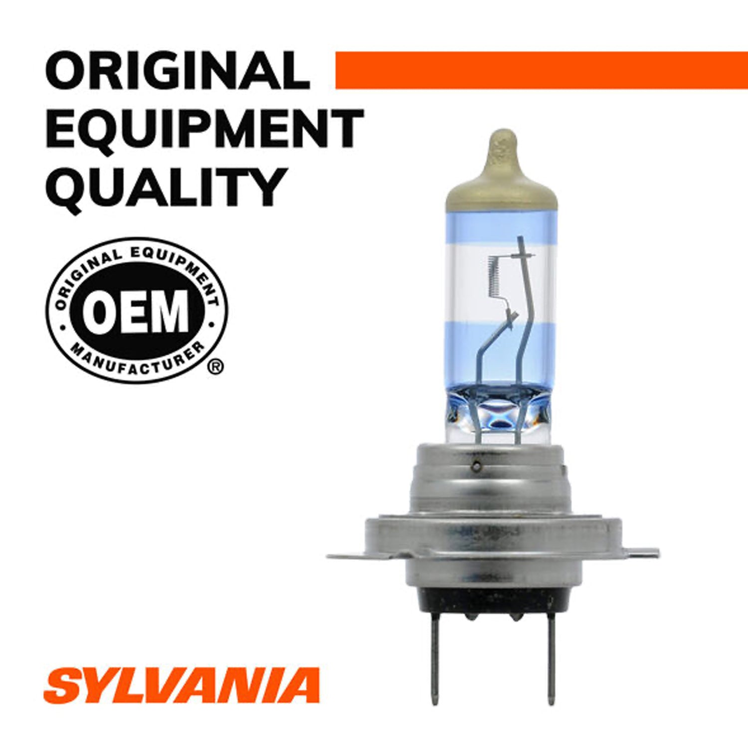 Sylvania H7 SilverStar ULTRA Halogen High Performance Headlight Bulbs (2 Pack)