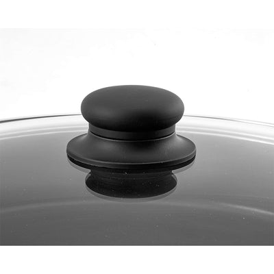 Alpine Cuisine 3 Qt Aluminum Nonstick Sauce Pan w/ Lid & Soft Handle (Open Box)