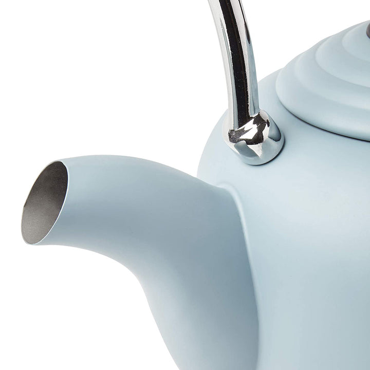 Haden Highclere 1.5 Liter Vintage Electric Tea Pot Kettle, Pool Blue (Open Box) - VMInnovations