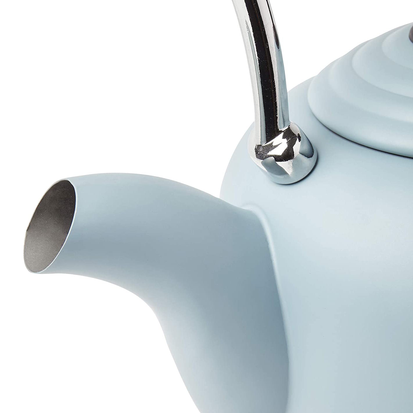 Haden Highclere 1.5 Liter Cordless Electric Kettle & 4 Slice Toaster, Pool Blue