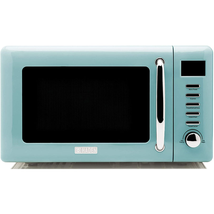 Heritage Vintage Retro 0.7 Cu Ft 700W Countertop Microwave Oven, Blue (Used) - VMInnovations