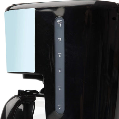 Haden Heritage 12 Cup Programmable Coffee Maker with Countertop Microwave, Blue - VMInnovations