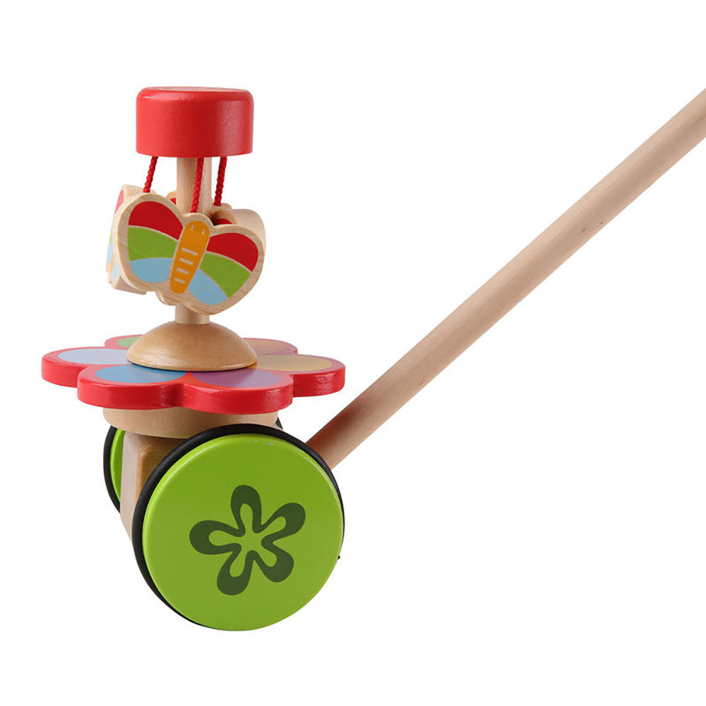 Hape Dancing Rolling Push/Pull Baby Toy for Ages 12 Months and Up (Open Box)