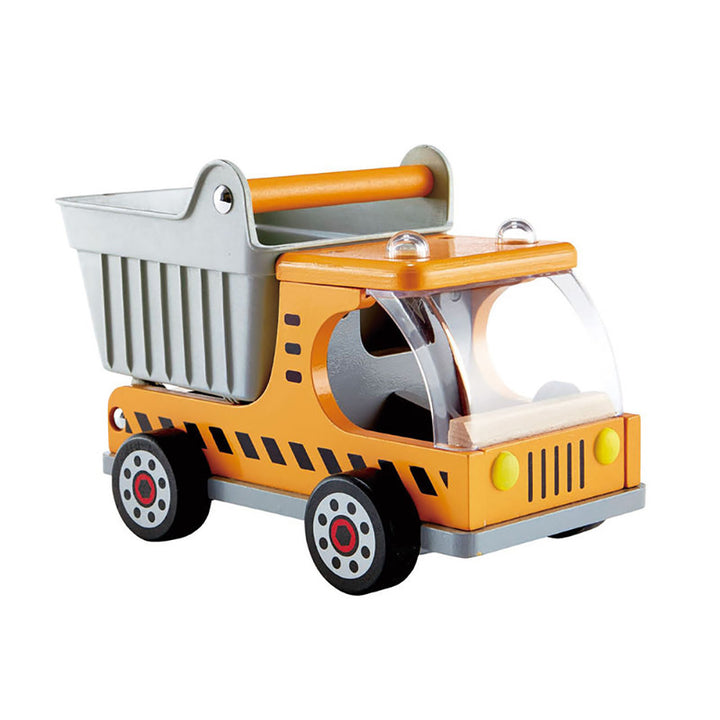 Hape Dumper Truck Non Toxic Construction Toy Vehicle Ages 3 and Up (Open Box)