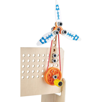 Hape Scientific Workbench Kid's Discovery Construction Workshop Toy, Ages 4 & Up