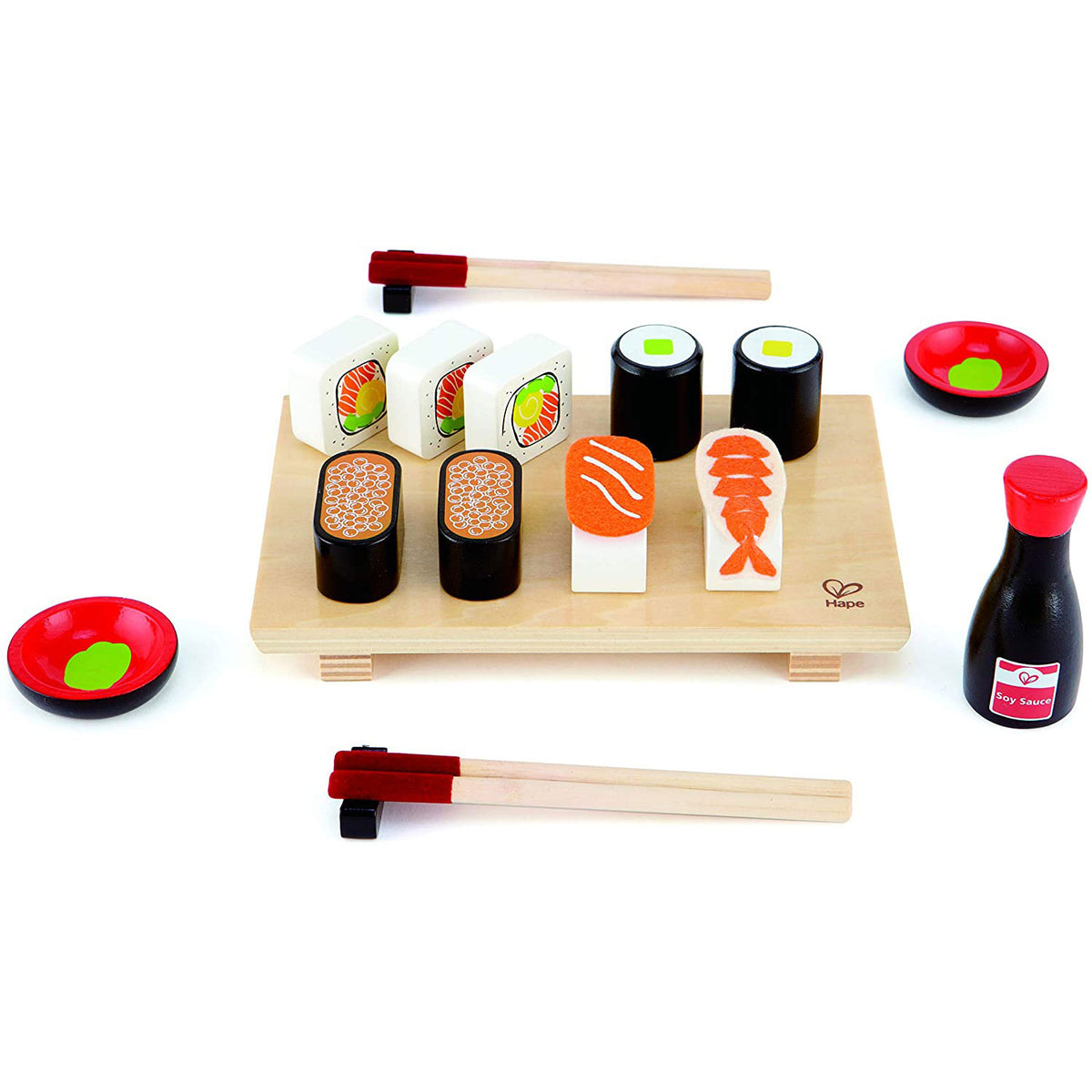 Hape Sushi Selection Kids Wooden Pretend Kitchen Play Set (For Parts)