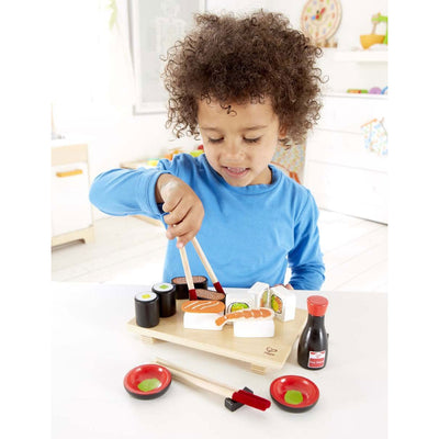 Hape Sushi Selection Kids Wooden Pretend Kitchen Play Set (For Parts)