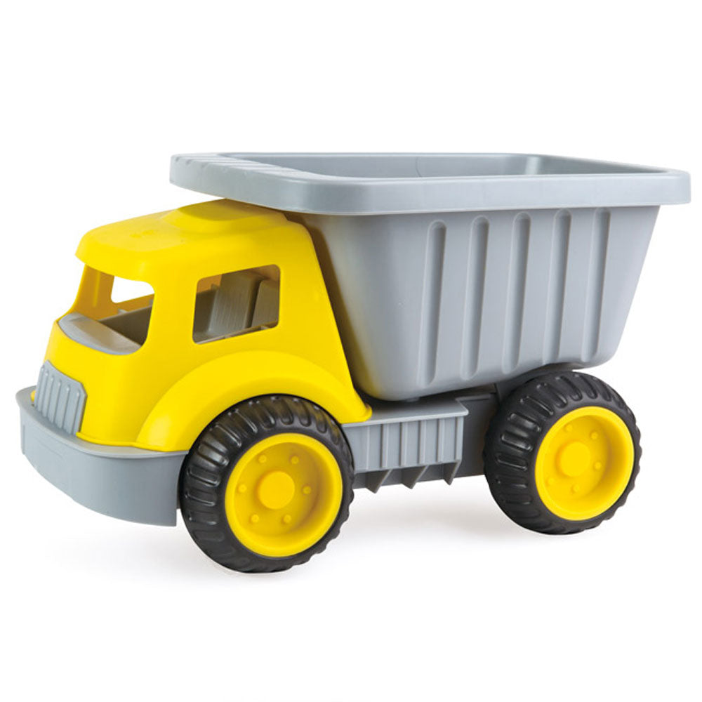 Hape Load Tote Kids Plastic Construction Dump Truck Sand Toy, Yellow (Open Box) - VMInnovations