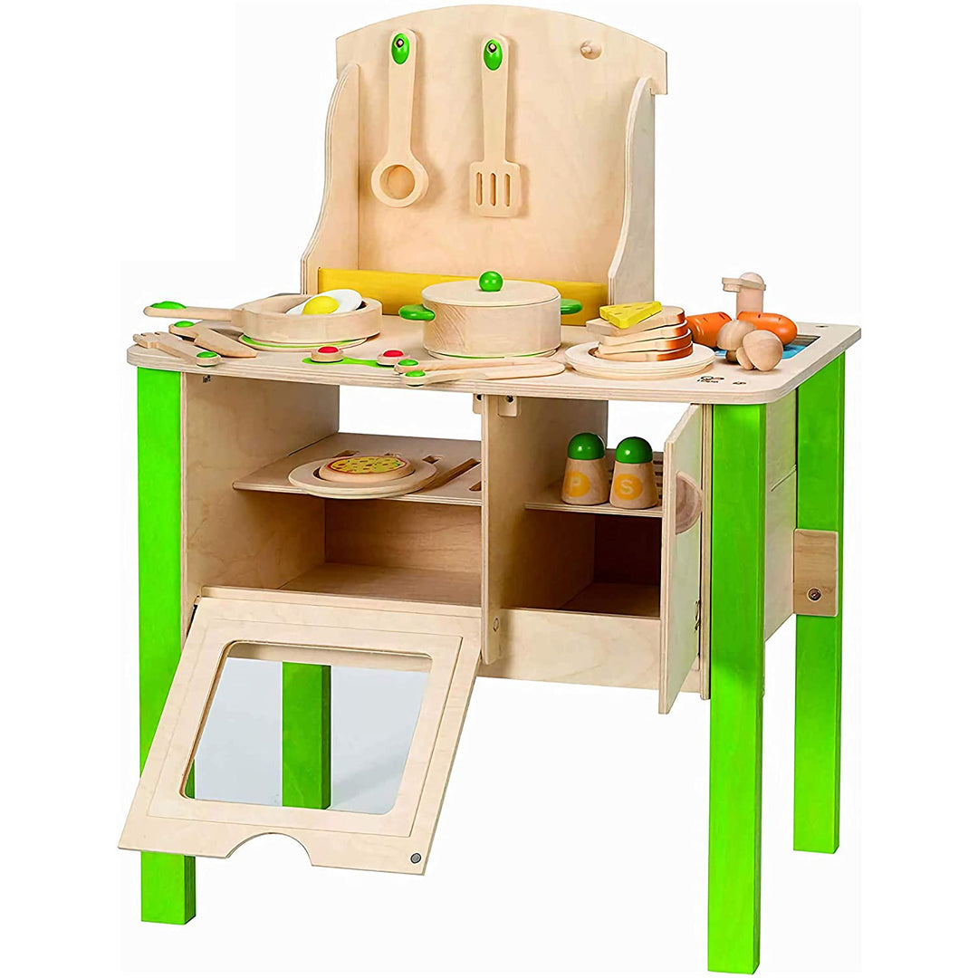 Hape My Creative Cookery Club Kids Wooden Chef Playset for Ages 3 and Up (Used) - VMInnovations