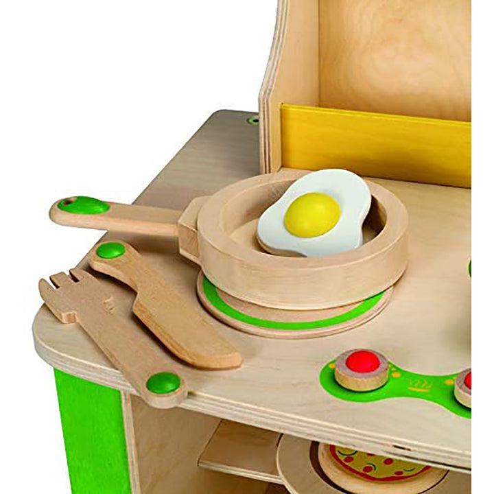 Hape My Creative Cookery Club Kids Wooden Chef Playset for Ages 3 and Up (Used) - VMInnovations