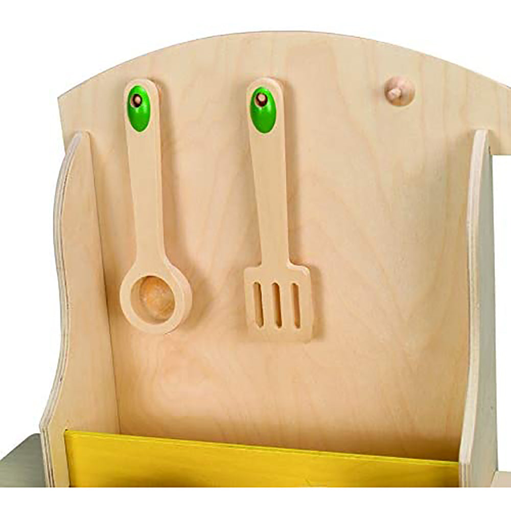 Hape My Creative Cookery Club Kids Wooden Chef Playset for Ages 3 and Up (Used) - VMInnovations