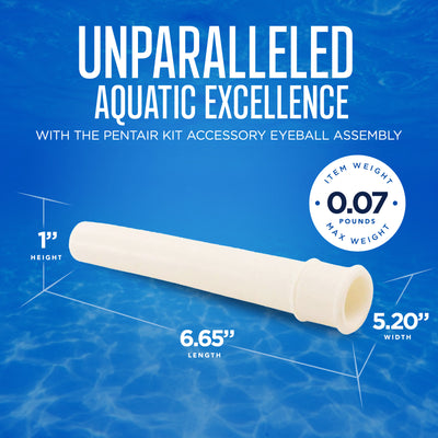 Pentair Kit Accessory Eyeball Assembly for Pool and Spa Replacement Parts, White - VMInnovations