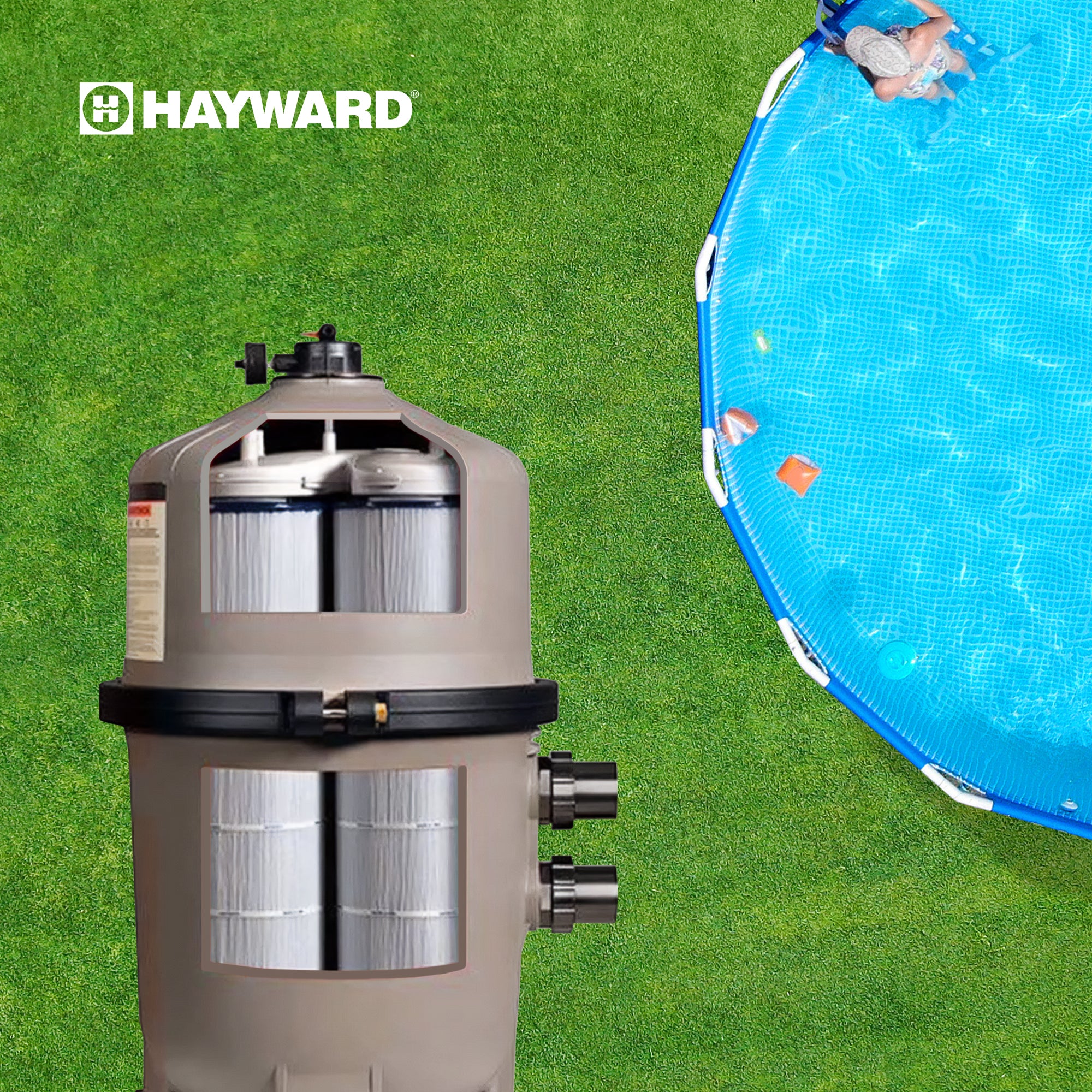 Hayward Top Manifold Assembly for SwimClear In Ground Cartridge Filter(Open Box) - VMInnovations