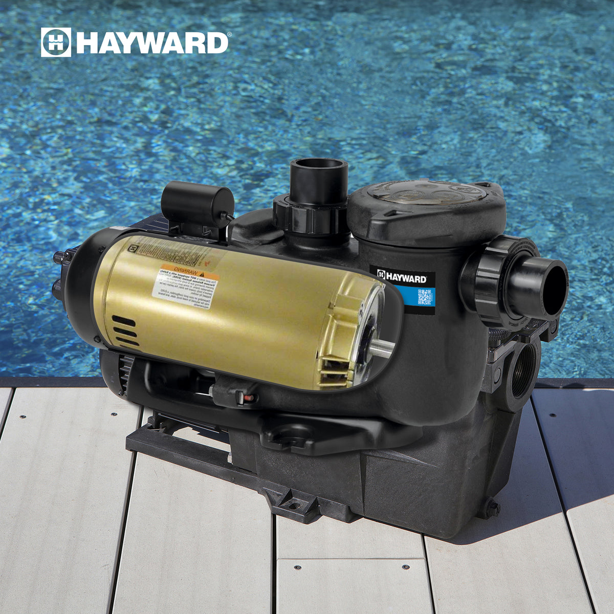 Hayward Single Speed 1.5 Horsepower Replacement Super Pump Motor (Open Box)