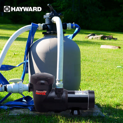Hayward PowerFlo Above Ground Single Speed 1.5 HP Pool Pump w/Cord (Open Box) - VMInnovations