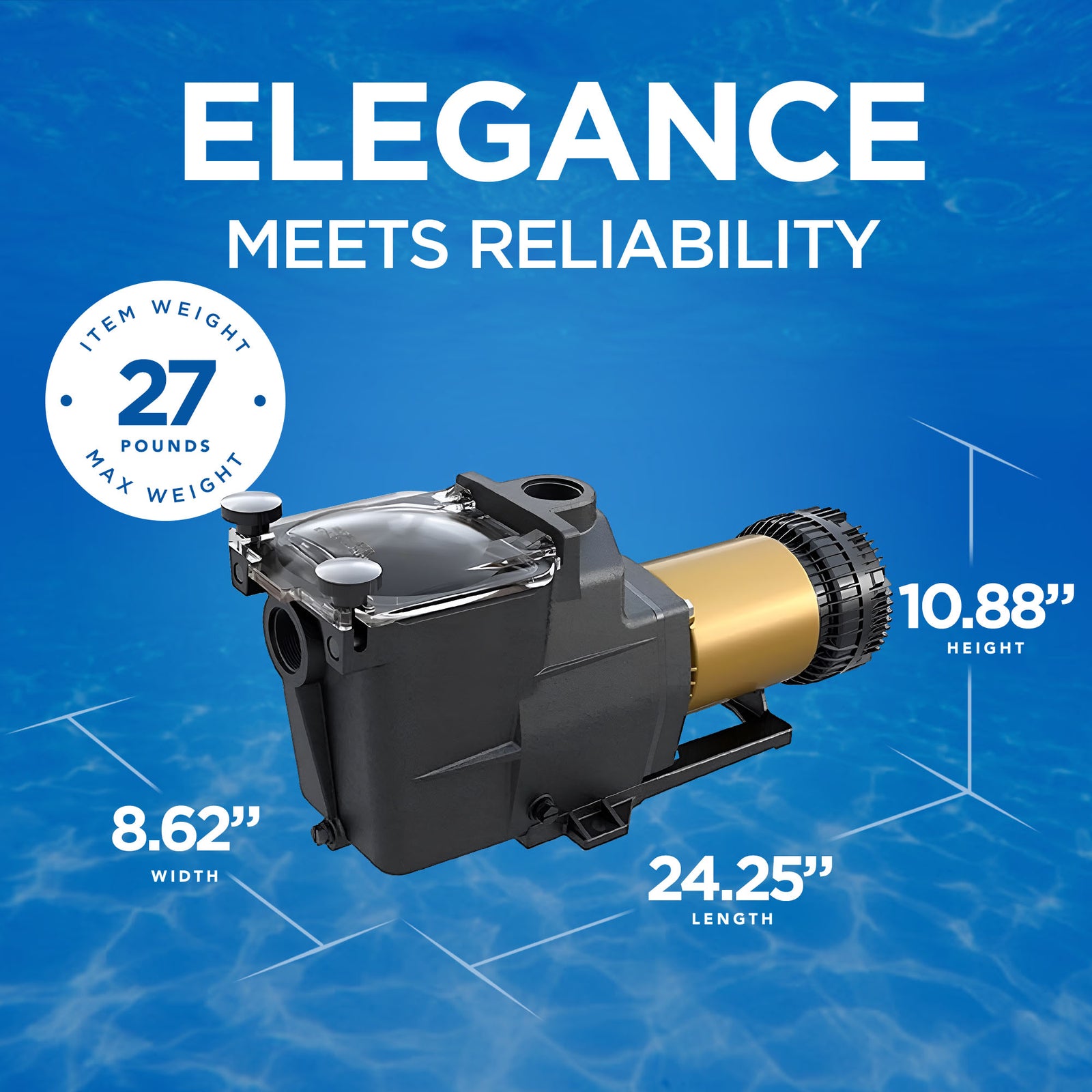 Hayward Super Pump XE 2.25 HP Ultra High Efficiency Pool Pump, W3SP2615X20XE - VMInnovations