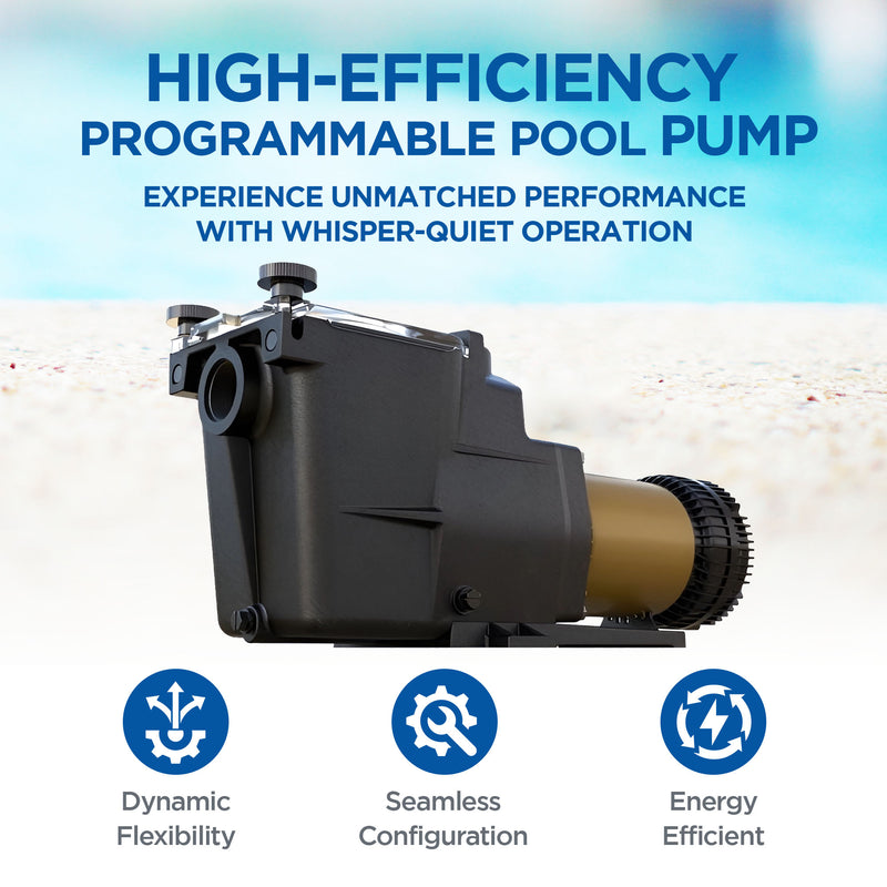 Hayward Super Pump XE 2.25 HP Ultra High Efficiency Pool Pump, W3SP2615X20XE