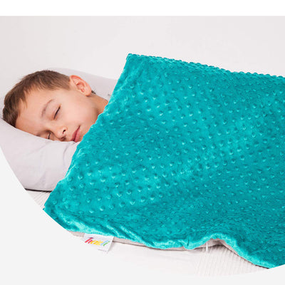 Hazli Soft 7-Pound Sensory Calming Cotton Weighted Blanket for Kids (Open Box)