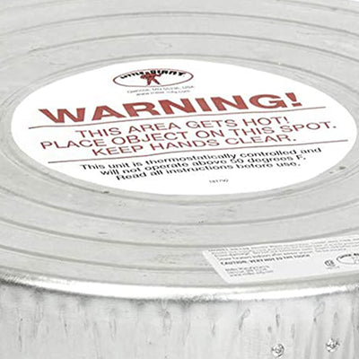 Little Giant 110W Galvanized Steel Water Heater Base for Barns (Open Box) - VMInnovations
