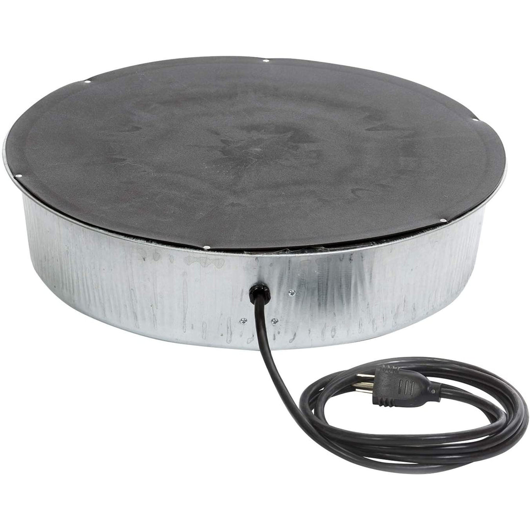 Little Giant 110 Watt Electric Galvanized Steel Water Heater Base for Barns