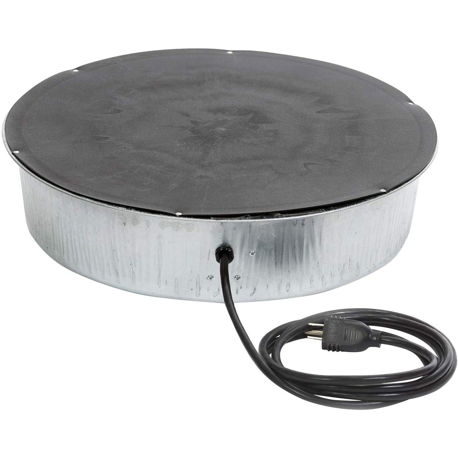 Little Giant 110W Galvanized Steel Water Heater Base for Barns (Open Box) - VMInnovations