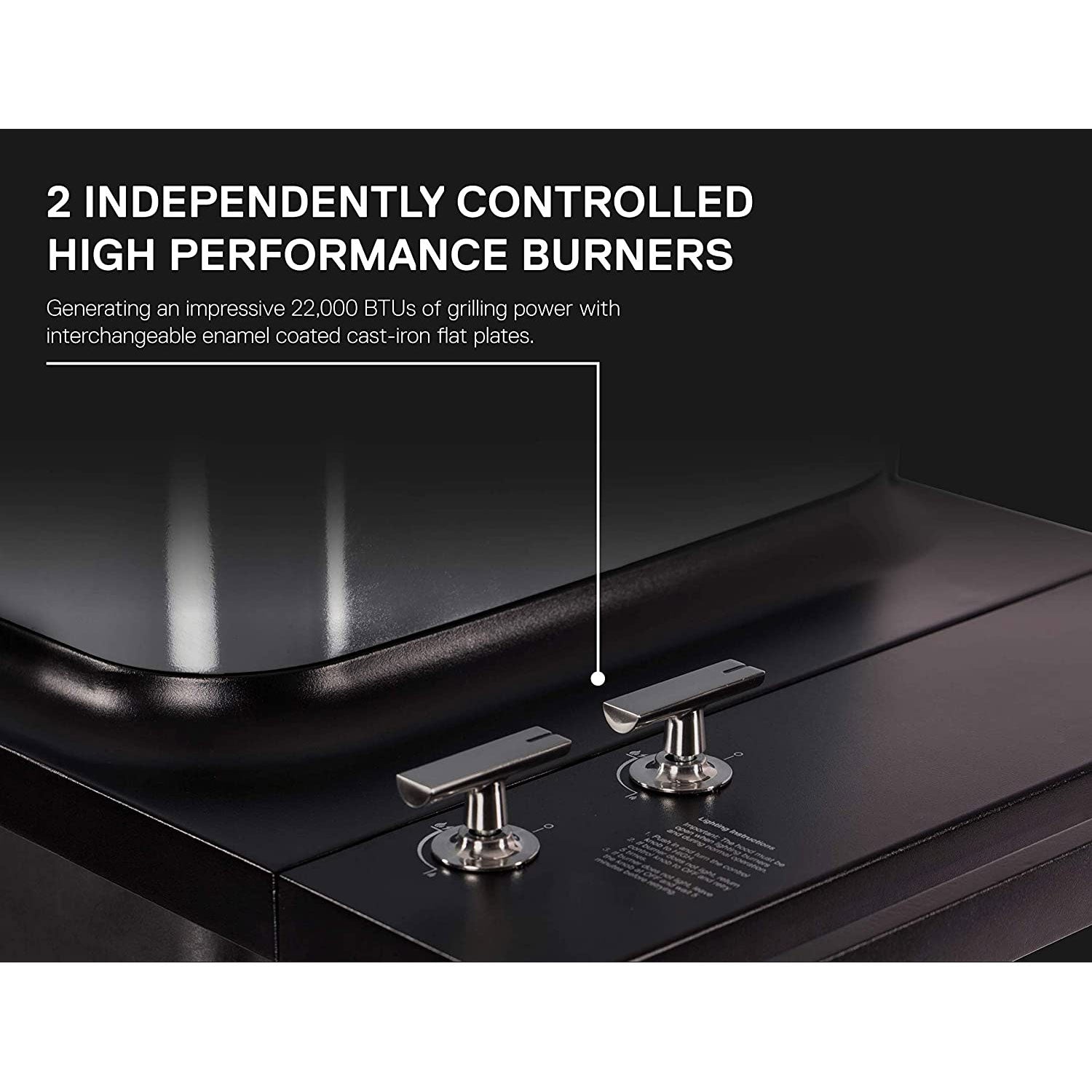 Everdure Force by Heston Blumenthal 2 Burner Freestanding Propane Grill,Graphite
