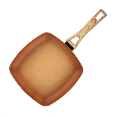 Hamilton Beach 11" Forged Aluminum Terracotta Nonstick Coated Pan (Open Box) - VMInnovations