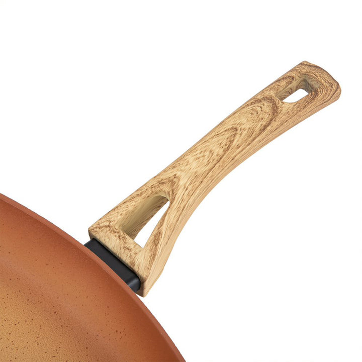 Hamilton Beach 11" Forged Aluminum Terracotta Nonstick Coated Pan (Open Box) - VMInnovations