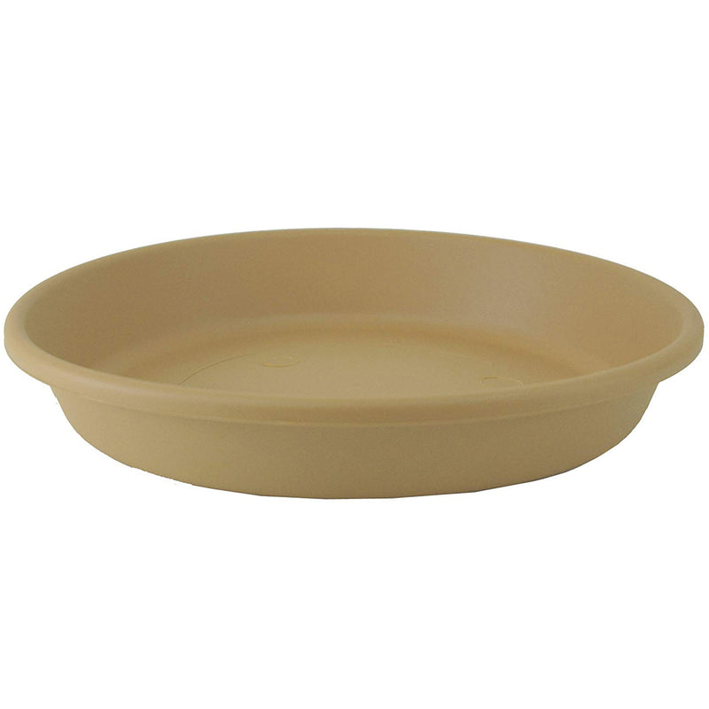 The HC Companies 21 Inch Planter Saucer for Classic Pots, Sandstone, 2 Pack