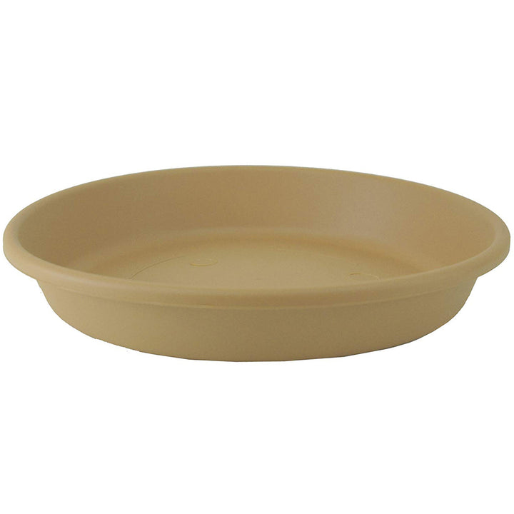 The HC Companies 21 Inch Planter Saucer for Classic Pots, Sandstone, 6 Pack