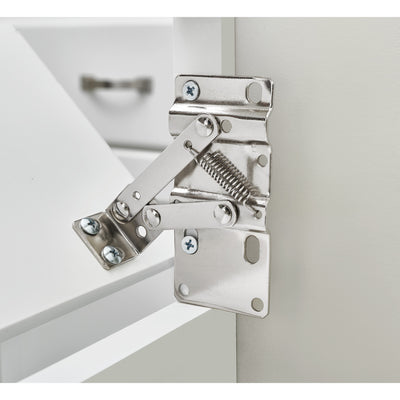 Rev-A-Shelf 6572-11-11-52 11" Kitchen Sink Front Tip-Out Trays, White (2 Pack)