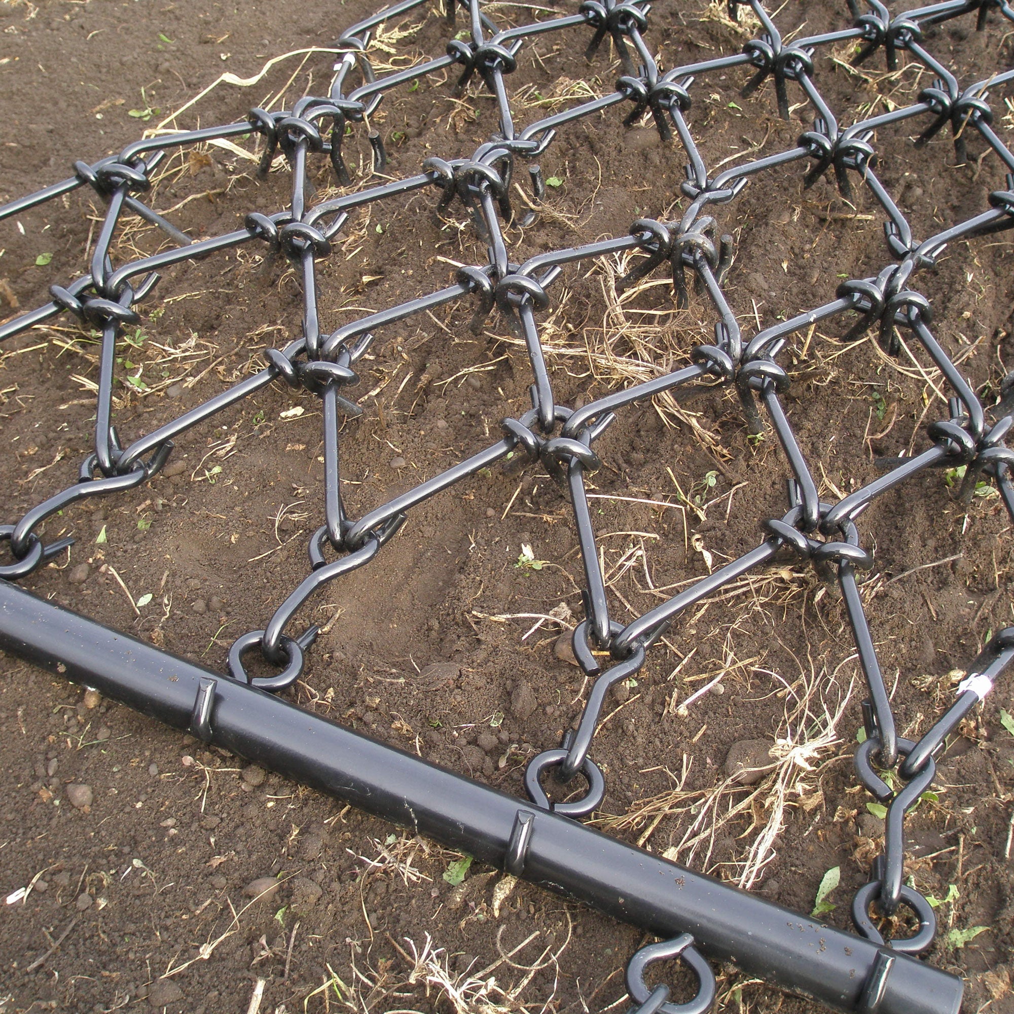 Field Tuff 4x4Ft Steel Durable Chain Rake Field Leveling ATV Drag Harrow (Used) - VMInnovations