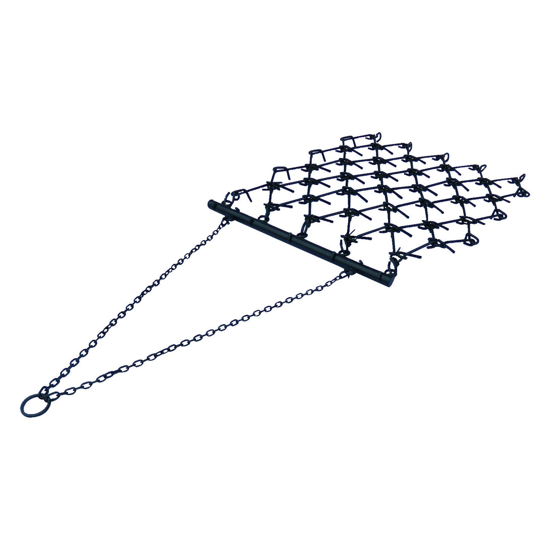 Field Tuff 4x4 Foot Steel Chain Rake Field Leveling ATV Drag Harrow (For Parts)