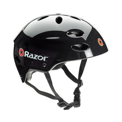Razor Power Core E100 Kids Ride On Electric Motor Scooter w/ Youth Helmet, Blue
