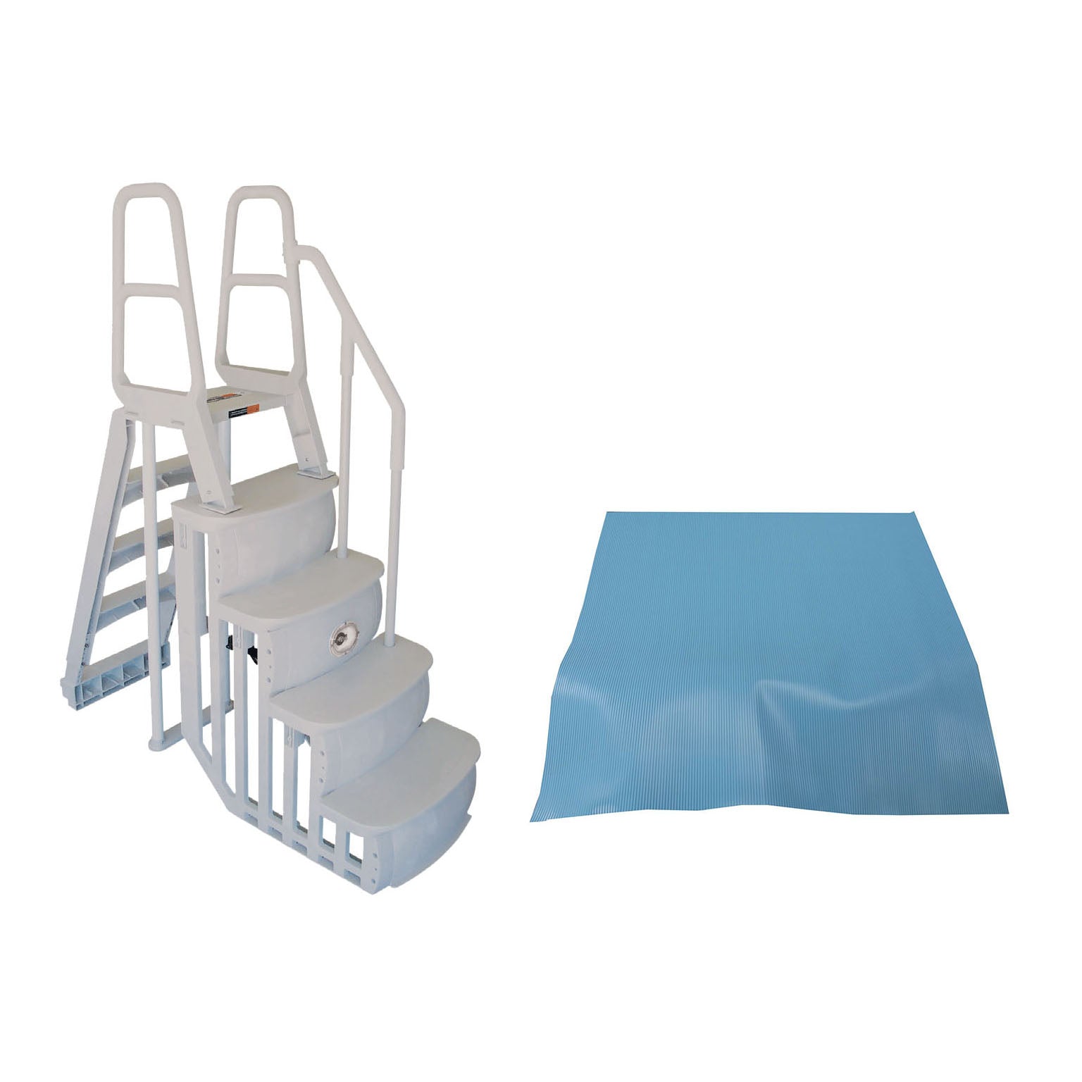 MAIN ACCESS 200100T Above Ground Swimming Pool Smart Step/Ladder System w/ Pad - VMInnovations