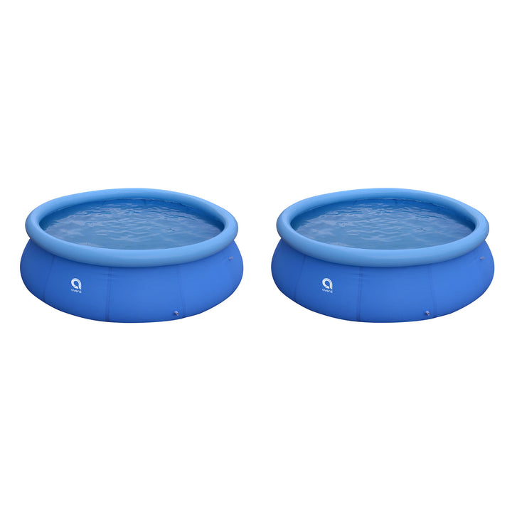 JLeisure 17807 10 Ft x 30" Prompt Set Inflatable Outdoor Backyard Pool (2 Pack) - VMInnovations