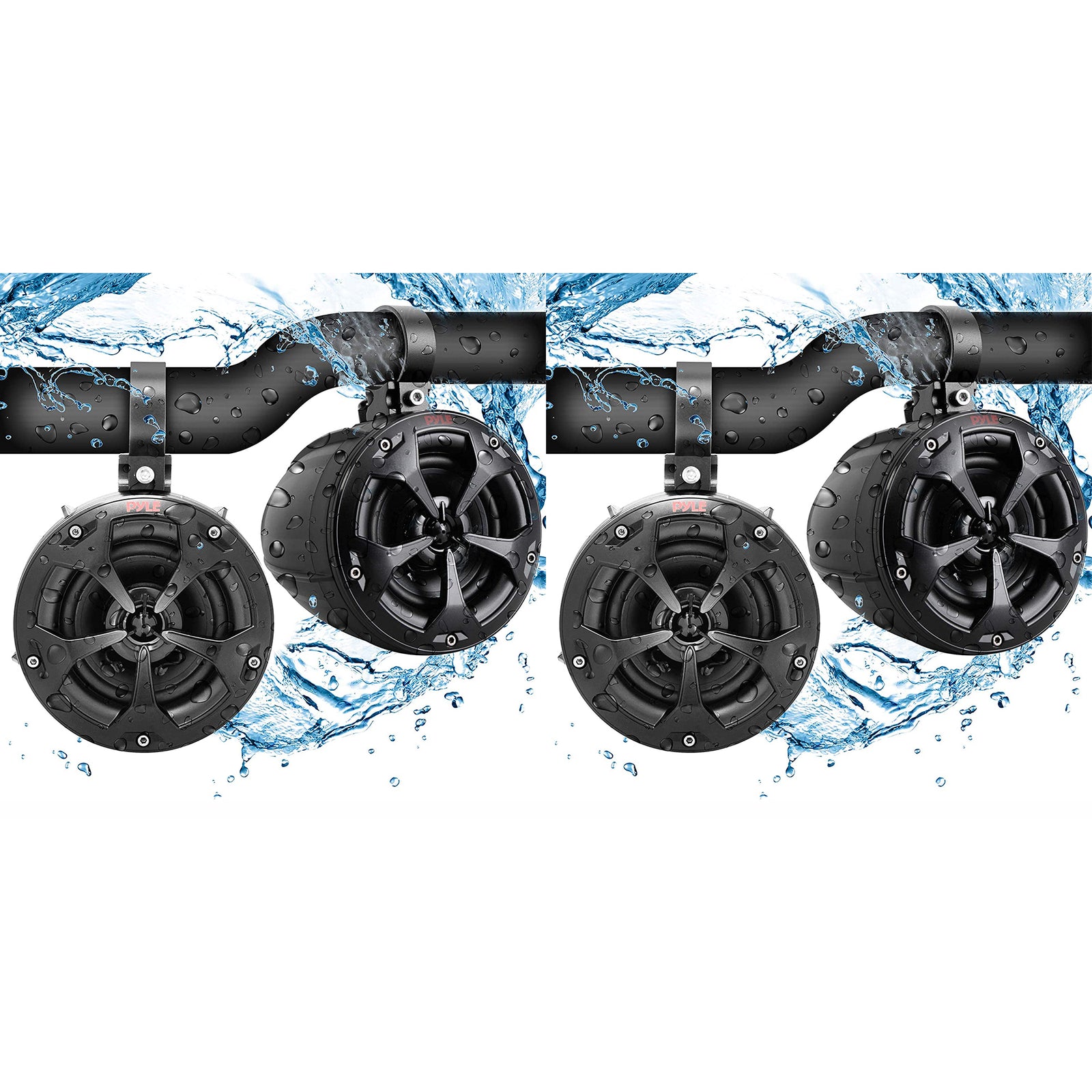 Pyle 2 Way 4 Inch Off Road 800W Dual Waterproof Marine Speaker System (2 Pairs) - VMInnovations