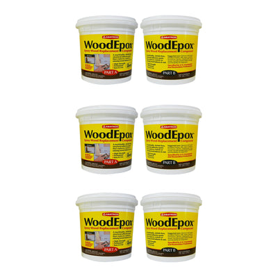 Abatron WE2GKR WoodEpox Epoxy Wood Replacement Compound 2 Part Kit (3 Pack)