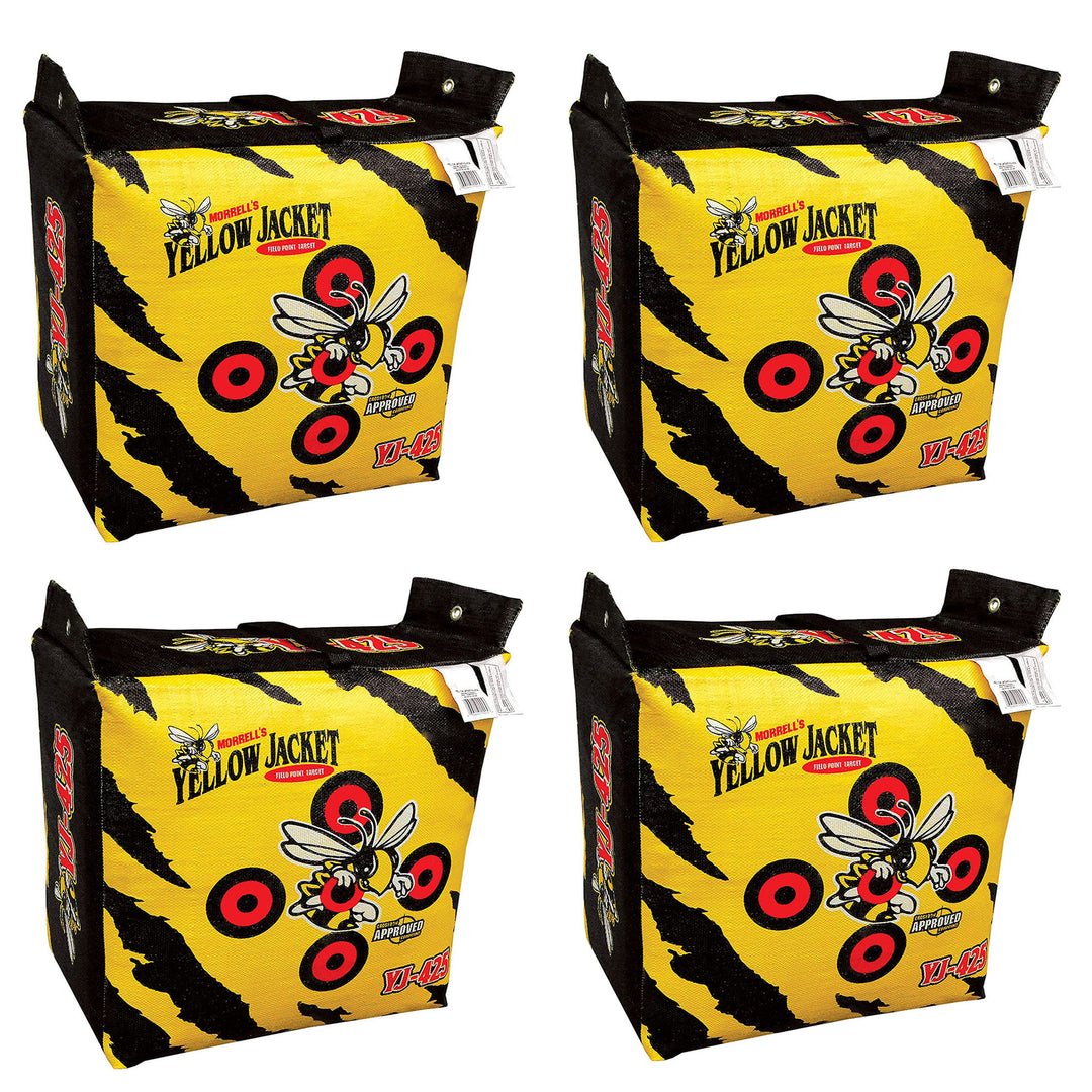 Morrell Yellow Jacket Outdoor Portable Field Point Archery Bag Target (4 Pack)