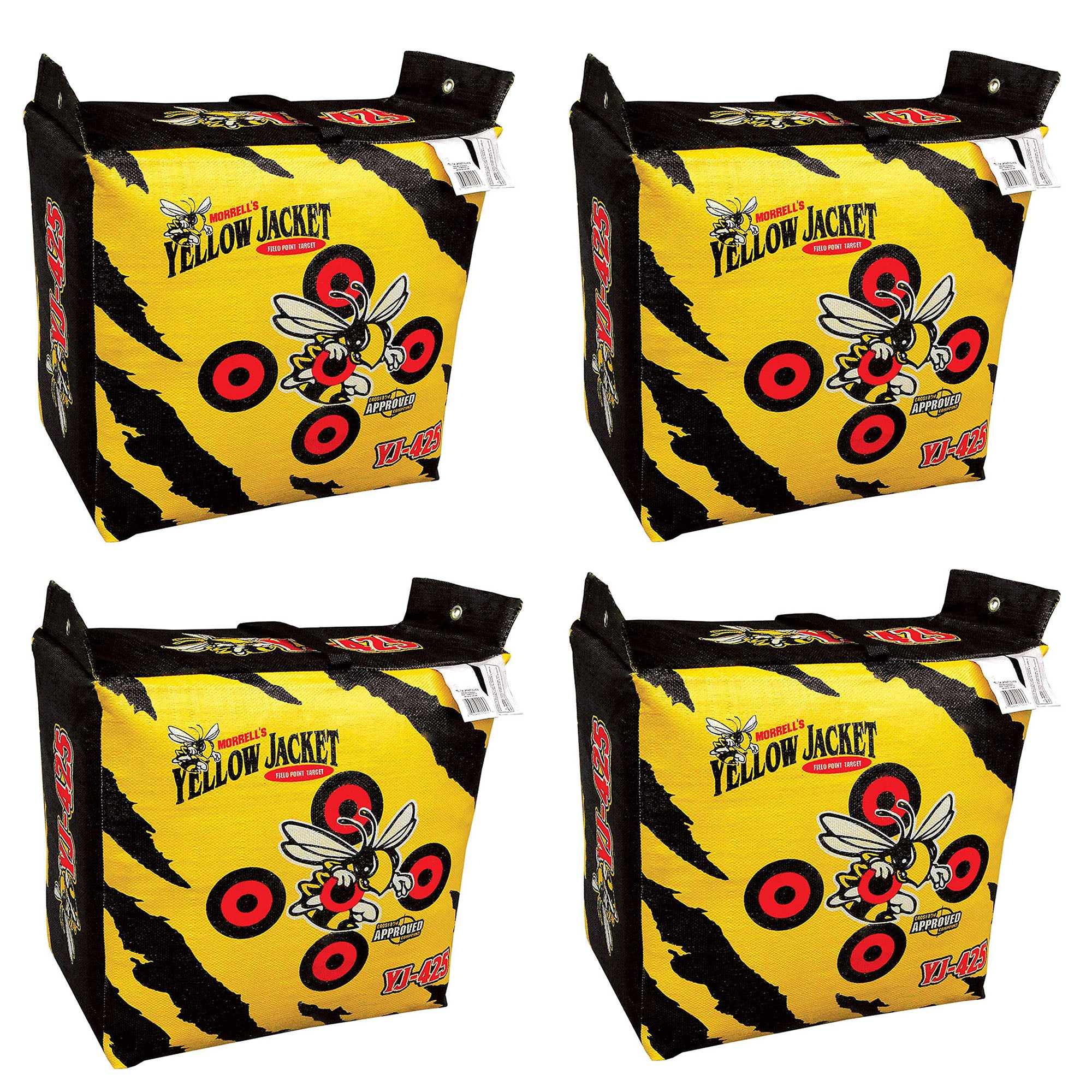 Morrell Yellow Jacket Outdoor Portable Field Point Archery Bag Target (4 Pack) - VMInnovations