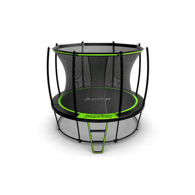 JumpFlex HERO 10' Round Trampoline with Safety Net Enclosure and Net Attachment