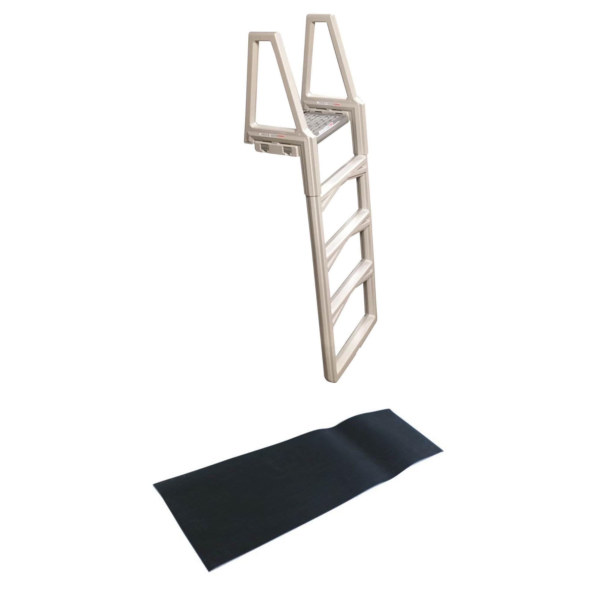 New CONFER 635-52 In-Pool Economy Above Ground Swimming Pool Ladder 48-56" + Pad - VMInnovations