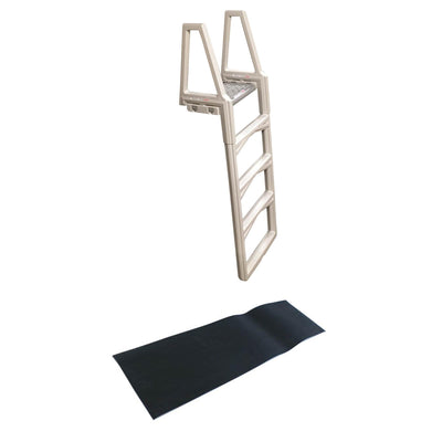 New CONFER 635-52 In-Pool Economy Above Ground Swimming Pool Ladder 48-56" + Pad - VMInnovations
