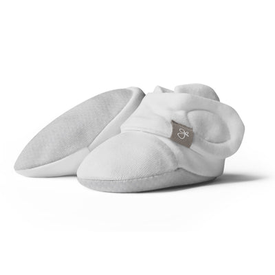 Goumikids Super Soft Organic Stay On Baby Gripper Booties, 6-12M Desert Mist - VMInnovations