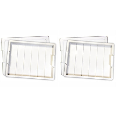 Elizabeth Ward Bead Storage Solutions Craft Supplies Organizer Tray (2 Pack) - VMInnovations