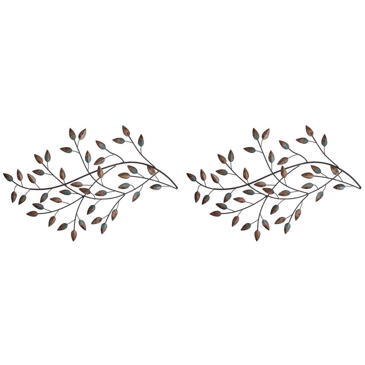 Stratton Home Decor Blowing Leaves Contemporary Decorative Wall Art Set (2 Pack) - VMInnovations