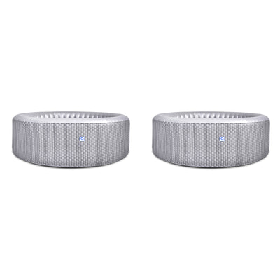JLeisure Avenli 800L 53" 4 Person Inflatable Round Hot Tub Spa, Gray (2 Pack)